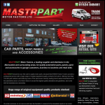 Screen shot of the Mastrpart Ltd website.