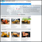 Screen shot of the Concrete Line Pump Ltd website.