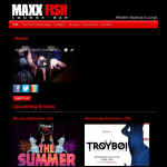 Screen shot of the Fish Junkies Ltd website.