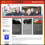 Screen shot of the J Lovric Ltd website.