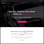 Screen shot of the Simplify Vehicles Ltd website.