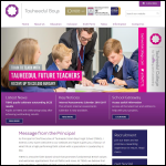 Screen shot of the Tauheedul Education Trust website.
