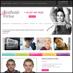 Screen shot of the The Academy of Aesthetic Excellence Ltd website.