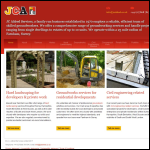 Screen shot of the J C Aldred Services Ltd website.