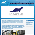 Screen shot of the Enhydra Ltd website.