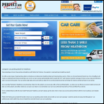 Screen shot of the Perfect Parking Ltd website.