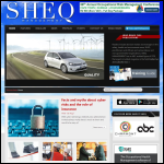 Screen shot of the Sheq Management Ltd website.
