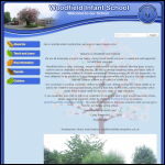 Screen shot of the The Woodfield Foundation website.