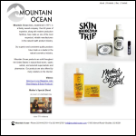 Screen shot of the Mountain Ocean Ltd website.