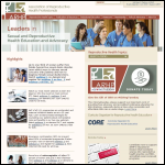 Screen shot of the Reproductive Health for All website.