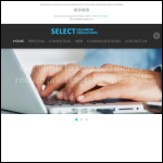Screen shot of the Select Equipment Consultants Ltd website.