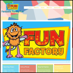 Screen shot of the Fenton Fun Factory Ltd website.