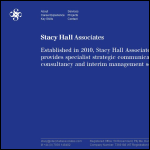 Screen shot of the Stacy Hall Associates Ltd website.