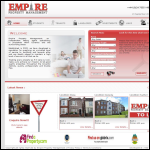 Screen shot of the Empire Property Lettings & Management Ltd website.