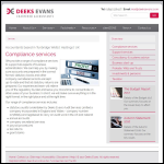 Screen shot of the Deeks Evans Audit Services Ltd website.