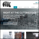 Screen shot of the AK Stainless Ltd website.