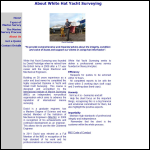Screen shot of the White Hat Yacht Surveying Ltd website.