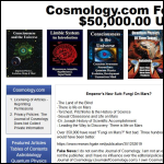 Screen shot of the Cosmology Ltd website.