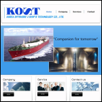 Screen shot of the Keost Ltd website.
