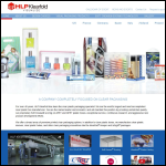 Screen shot of the HLP Clear Packaging Products (UK) Ltd website.