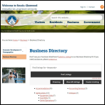 Screen shot of the Age Concern Business Directory Ltd website.