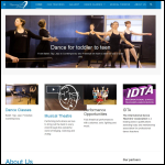 Screen shot of the Look At Me Dance Ltd website.