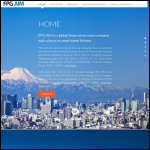 Screen shot of the Fpg Solutions Ltd website.