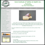 Screen shot of the Safety Care Ltd website.