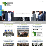 Screen shot of the Continental Organisation for African Development Enterprise website.