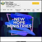 Screen shot of the Am Save Ministries website.