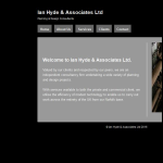 Screen shot of the Ian Hyde Services Ltd website.