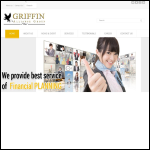 Screen shot of the Griffin Financial Consultants Ltd website.