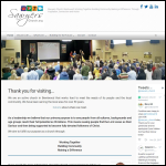 Screen shot of the Sawyers Church website.