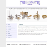 Screen shot of the Turnomatic Ltd website.