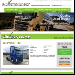 Screen shot of the Wright Truck Ltd website.