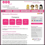 Screen shot of the Womantest Ltd website.