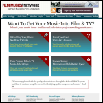 Screen shot of the Music for Film Ltd website.