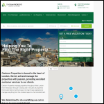 Screen shot of the Centrum Property Management Ltd website.