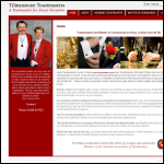 Screen shot of the Tilmanstone Toastmaster website.