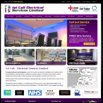 Screen shot of the Kent Electrical & Lighting Centre Ltd website.