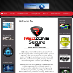 Screen shot of the Secure Zone Security Solutions Ltd website.