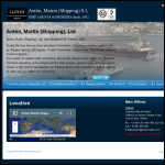 Screen shot of the Anton Lines Services Ltd website.