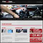 Screen shot of the Cray Car Care Ltd website.