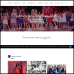 Screen shot of the Pageant Girl Ltd website.