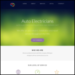 Screen shot of the Auto Electricians Ltd website.