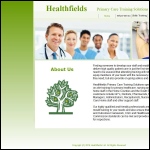 Screen shot of the Healthfields Ltd website.