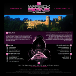 Screen shot of the Warwick Signs Ltd website.