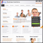 Screen shot of the Maxgo Business Solutions Ltd website.