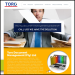 Screen shot of the Torodoc Ltd website.