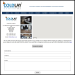 Screen shot of the Coldlay Ltd website.